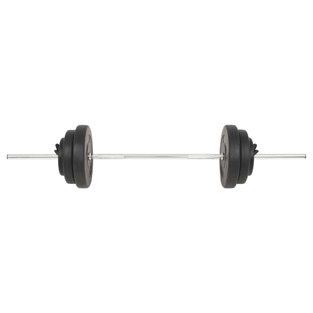 91398 vidaXL Barbell Set 30 kg