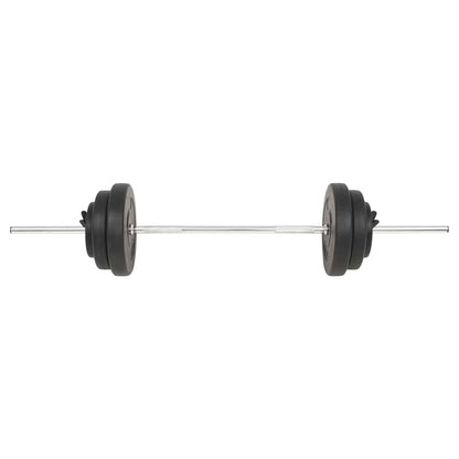 91398 vidaXL Barbell Set 30 kg