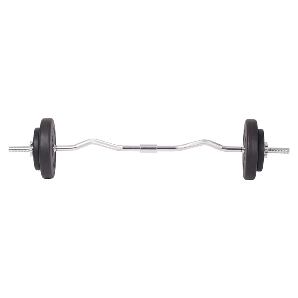 91404 vidaXL Barbell and Dumbbell Set 90 kg