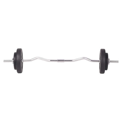 91404 vidaXL Barbell and Dumbbell Set 90 kg