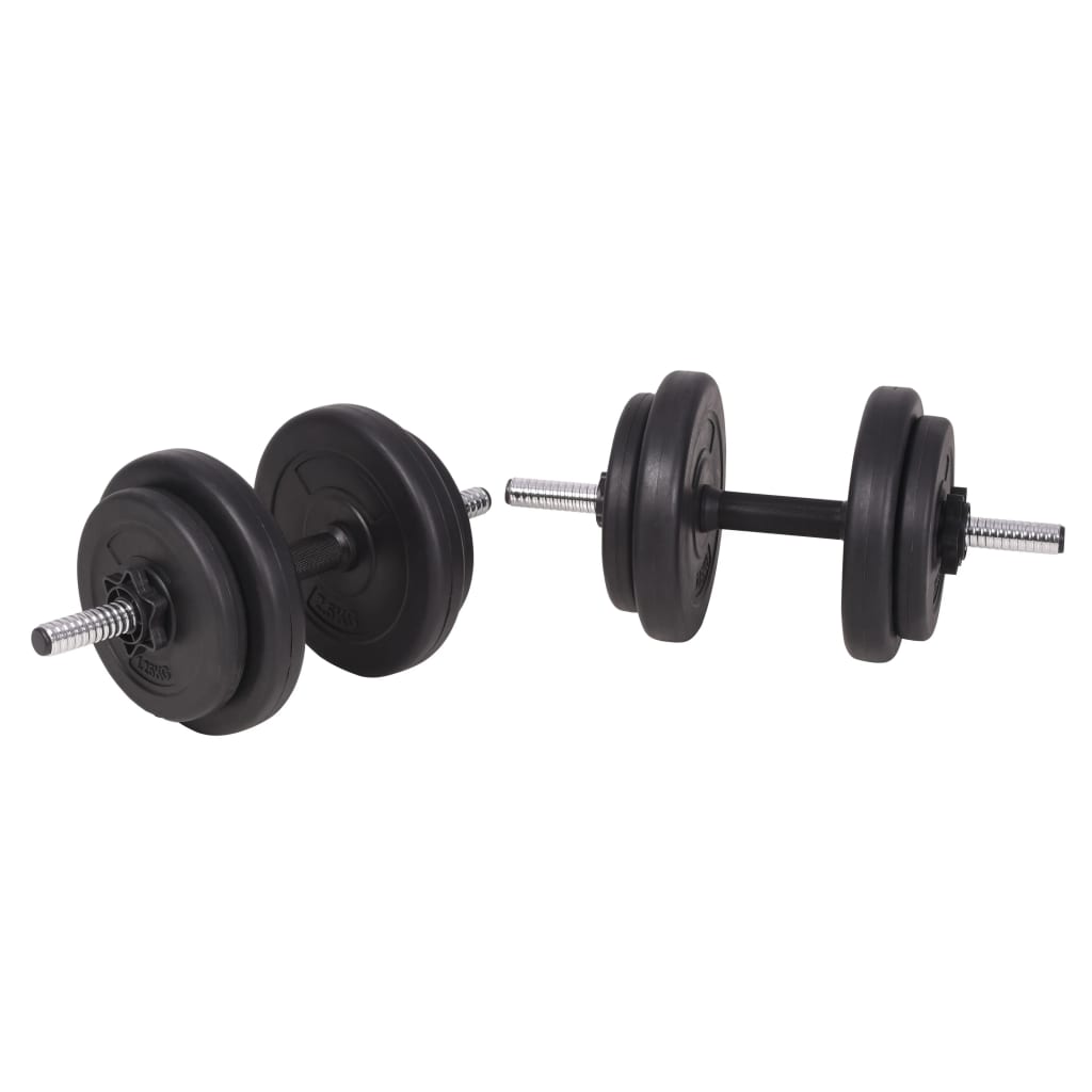 91404 vidaXL Barbell and Dumbbell Set 90 kg