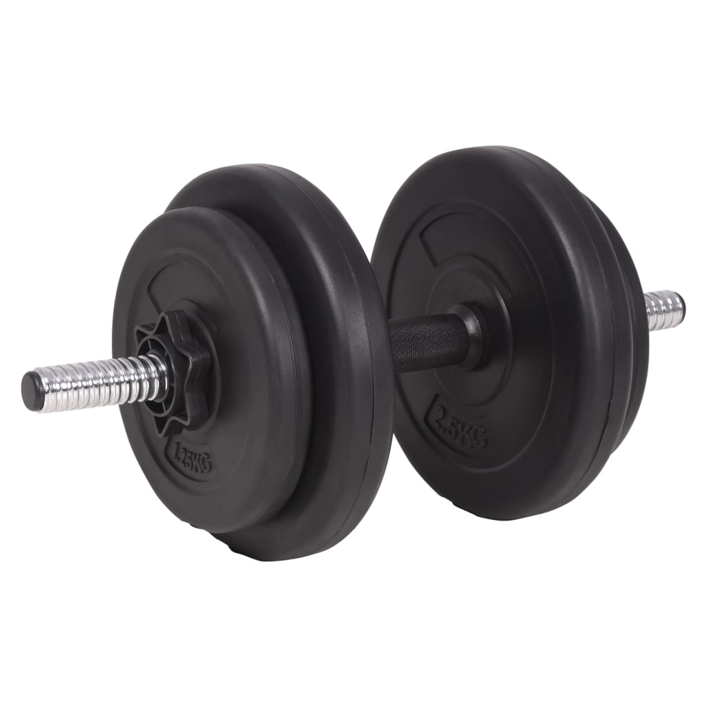 91404 vidaXL Barbell and Dumbbell Set 90 kg