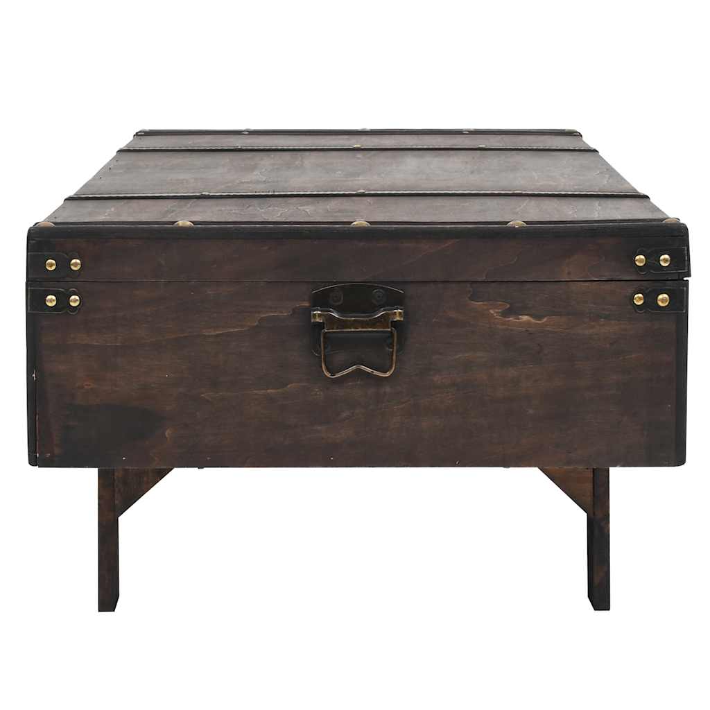 245802 vidaXL Coffee Table Plywood Vintage Style 120x55x35 cm