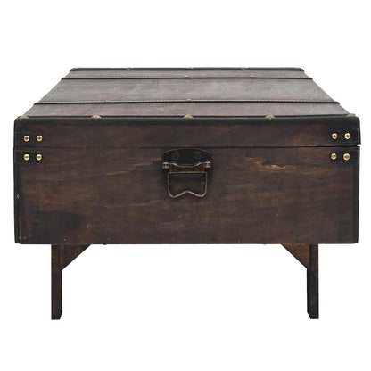 245802 vidaXL Coffee Table Plywood Vintage Style 120x55x35 cm