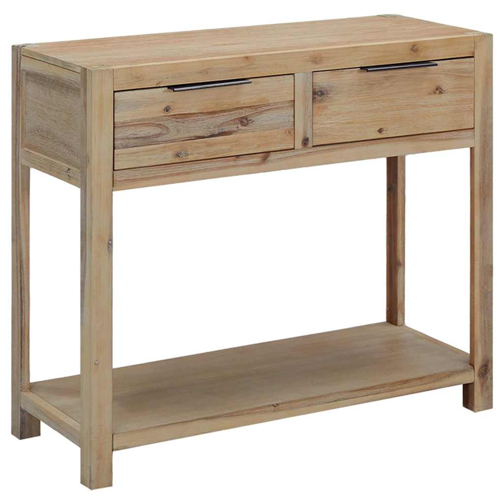 245684 vidaXL Console Table 82x33x73 cm Solid Acacia Wood