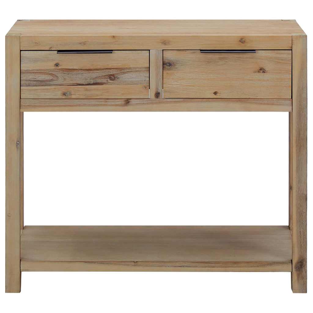 245684 vidaXL Console Table 82x33x73 cm Solid Acacia Wood