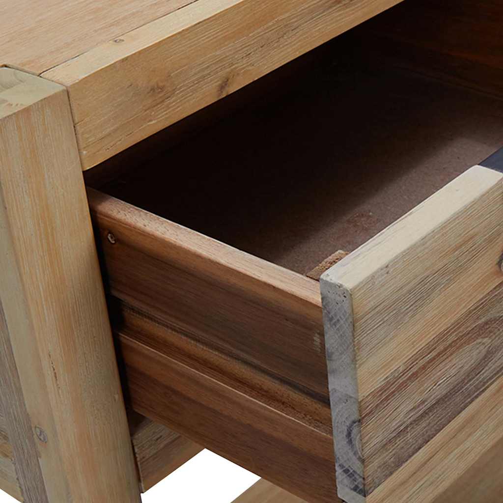 245684 vidaXL Console Table 82x33x73 cm Solid Acacia Wood