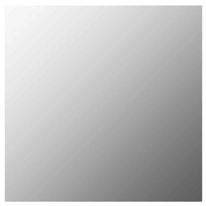 Wall Mirror 50x50 cm Square Glass