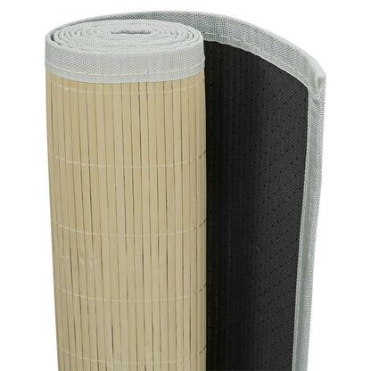 245821 vidaXL Rug Bamboo 160x230 cm Natural