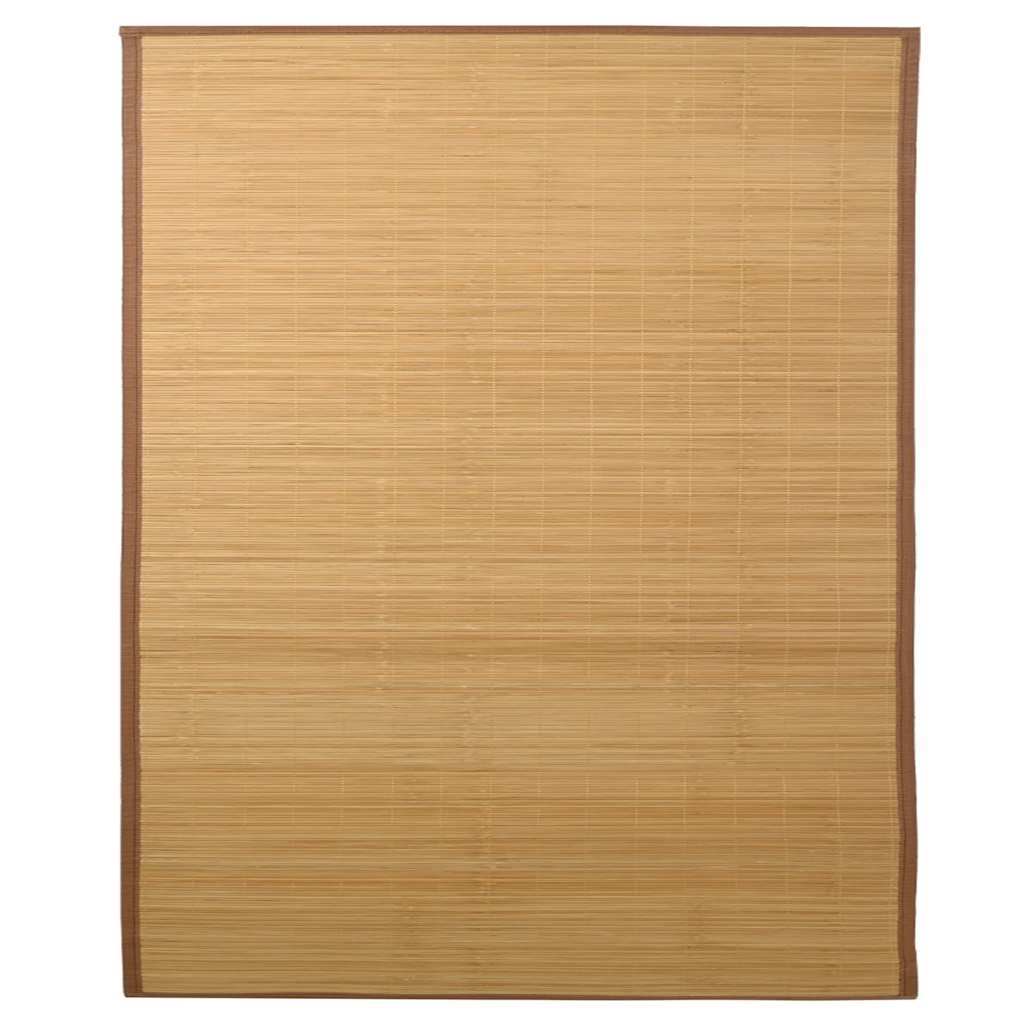 Rug Bamboo 160x230 cm Brown