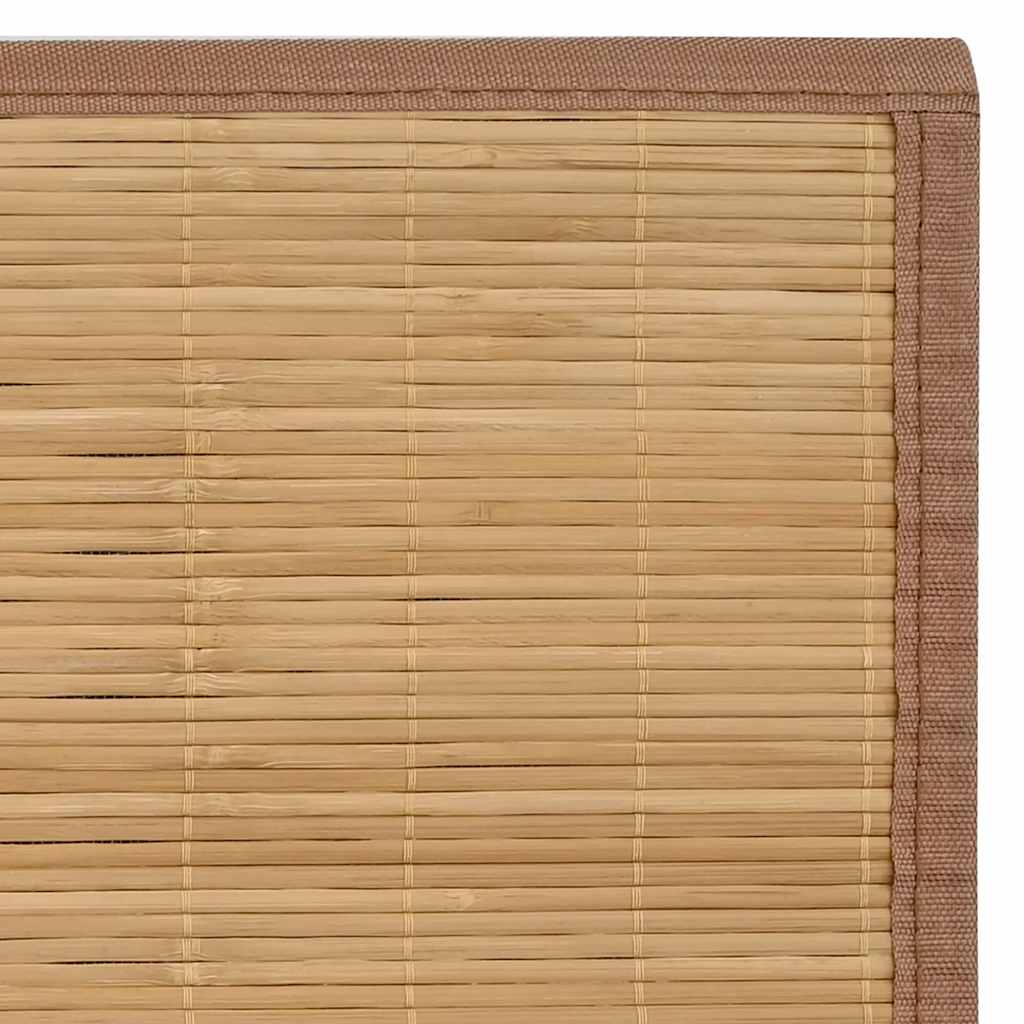 Rug Bamboo 160x230 cm Brown