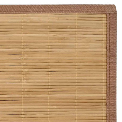 Rug Bamboo 160x230 cm Brown