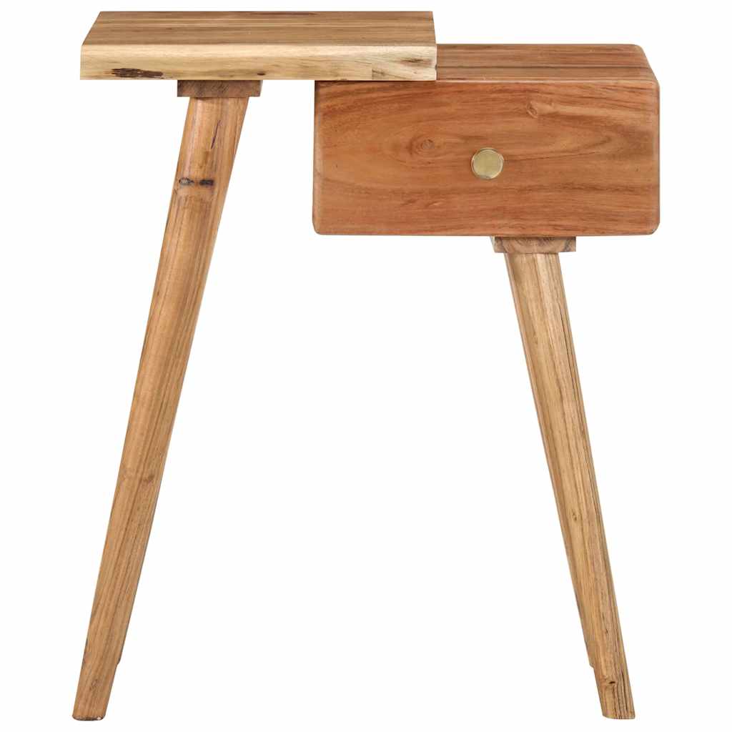245662 vidaXL Bedside Table Solid Acacia Wood 45x32x55 cm