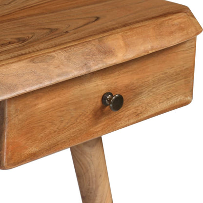 245666 vidaXL Writing Table Solid Acacia Wood 110x50x76 cm