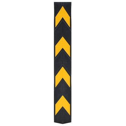 Reflective Corner Guards 10 pcs Rubber 80 cm