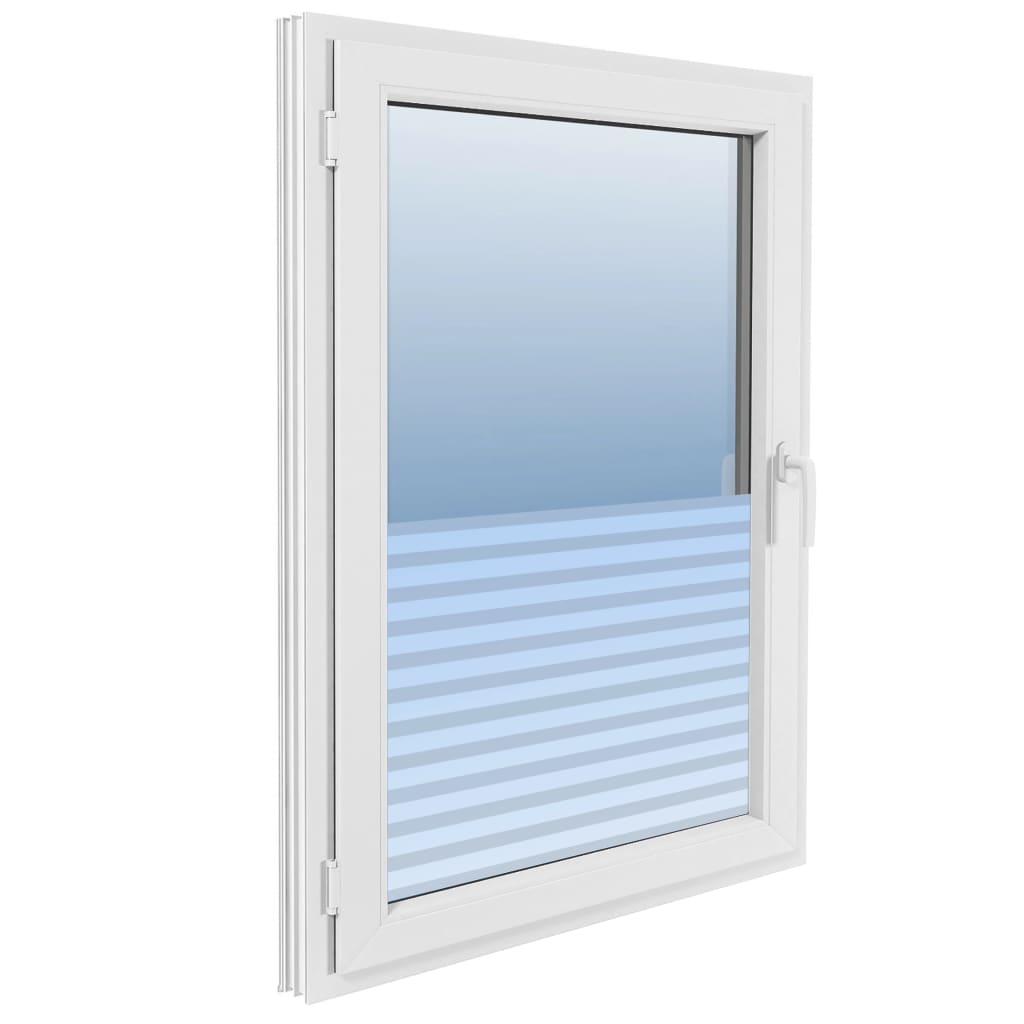 Window Film Frosted Stripes Design 0.9x5 m PVC