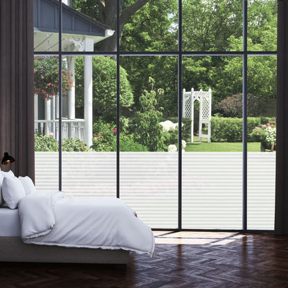 Window Film Frosted Stripes Design 0.9x10 m PVC