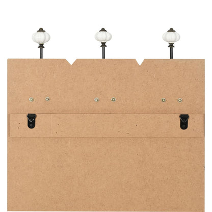 Wall-mounted Coat Rack with 6 Hooks 120x40 cm HAPPY LOVE