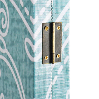 Folding Room Divider 120x170 cm Butterfly Blue