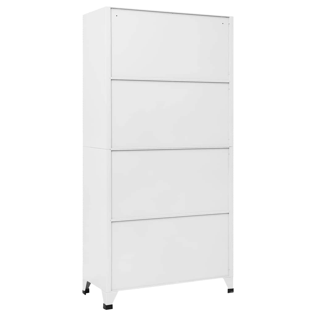Locker Cabinet with 18 Compartments Metal 90x40x180 cm