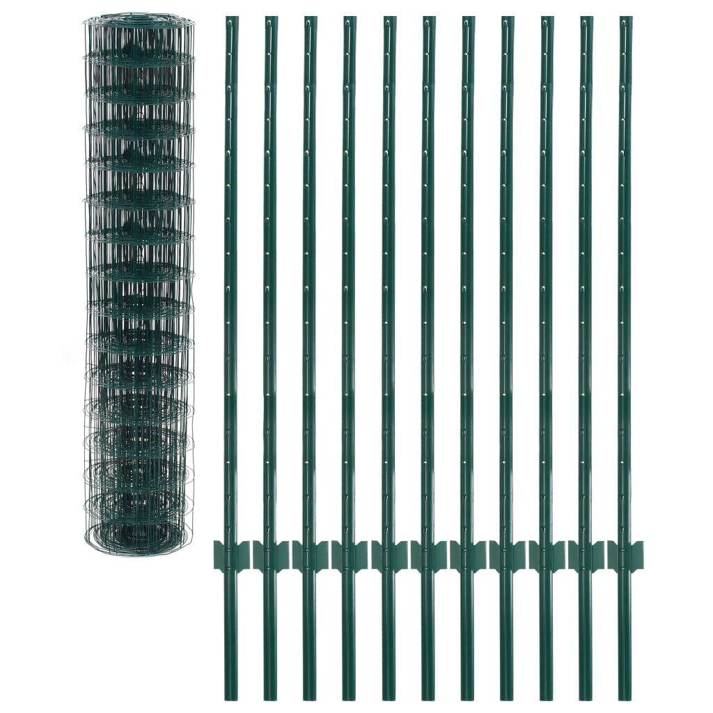 Euro Fence Steel 20x1.2 m Green
