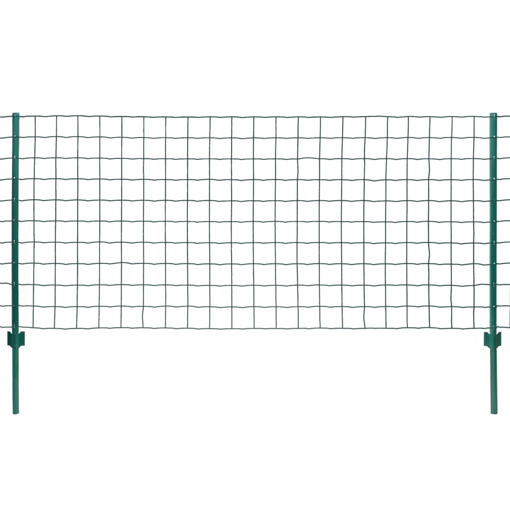 Euro Fence Steel 20x1.5 m Green