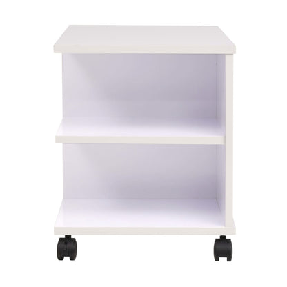 Rolling Shelf 50x35x42 cm White