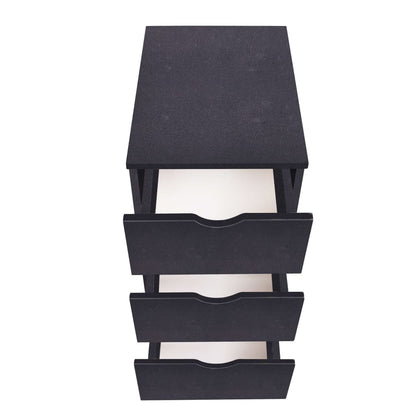 Drawer Unit | Black | Engineered wood, plastic | Medium | Rollable