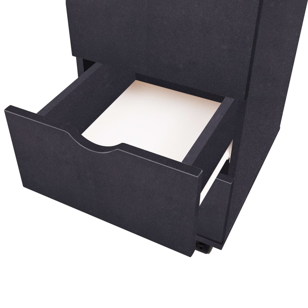 Drawer Unit | Black | Engineered wood, plastic | Medium | Rollable