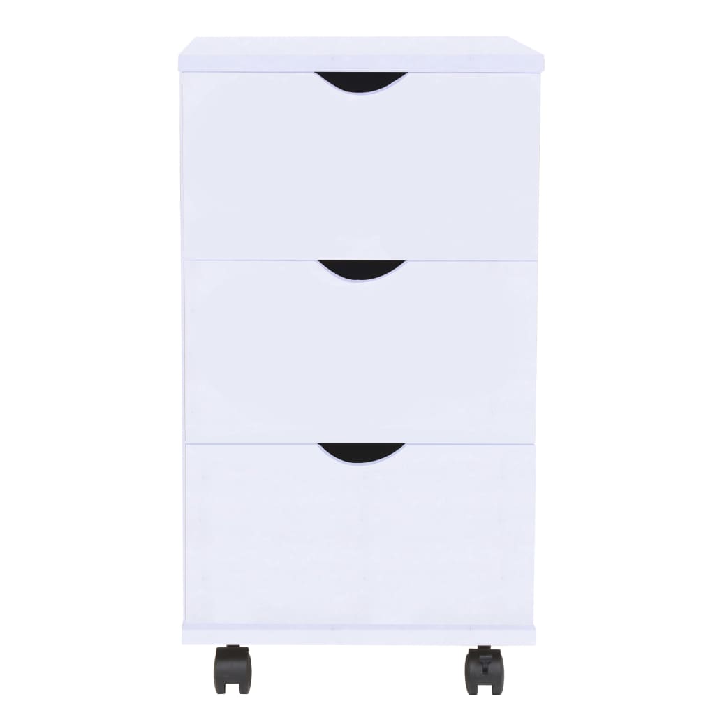 Drawer Unit | White | Engineered Wood | Small | Drawer Unit | Rectangular