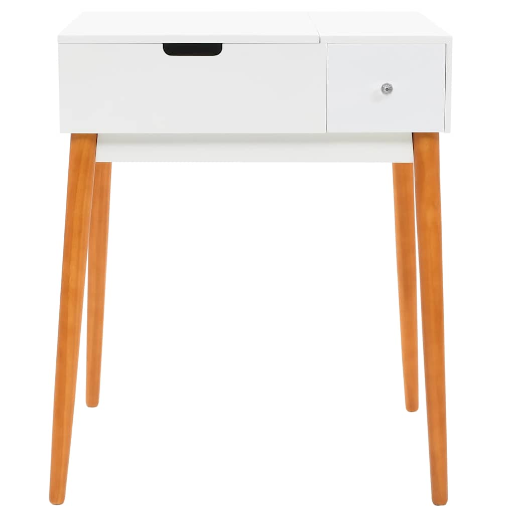 245752 vidaXL Dressing Table with Mirror MDF 60x50x86 cm
