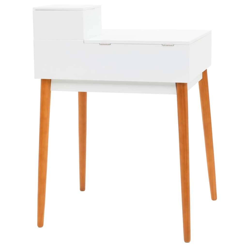 245752 vidaXL Dressing Table with Mirror MDF 60x50x86 cm