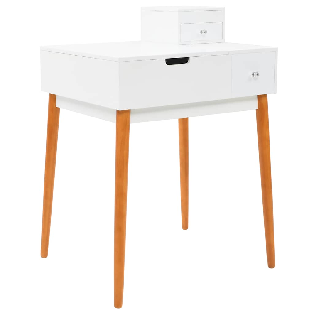 245752 vidaXL Dressing Table with Mirror MDF 60x50x86 cm
