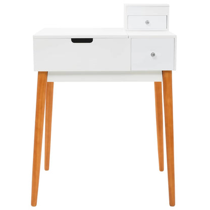 245752 vidaXL Dressing Table with Mirror MDF 60x50x86 cm