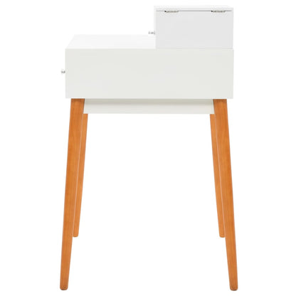 Dressing Table | White and brown | MDF, Glass, Pinewood, Metal | Medium