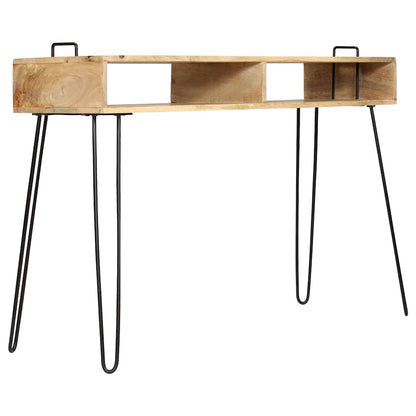 246022 vidaXL Console Table Solid Mango Wood 115x35x76 cm
