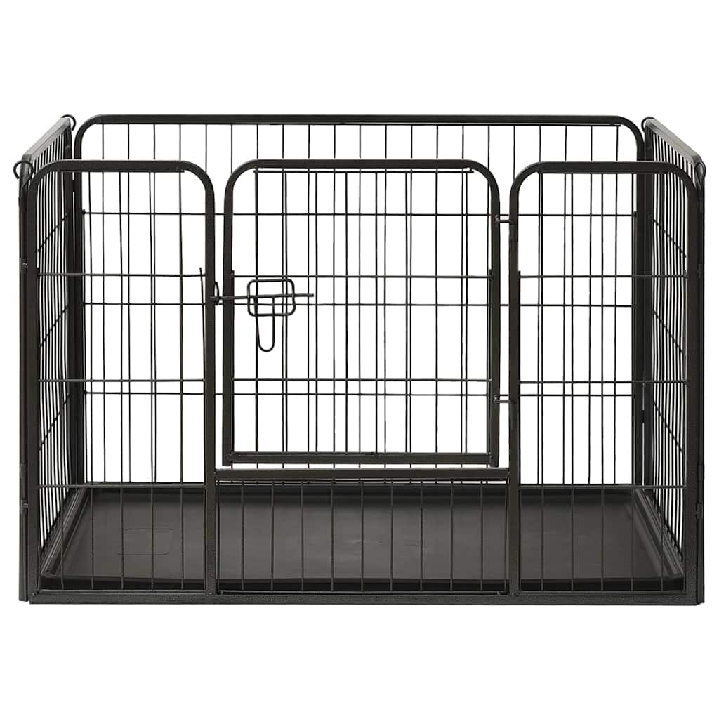 Puppy Playpen Steel 91.5x59x61 cm