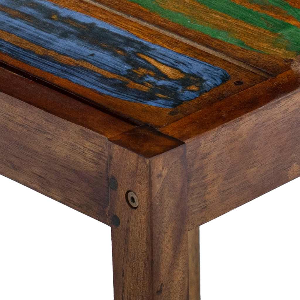 Bar Stools 2 pcs Solid Reclaimed Wood