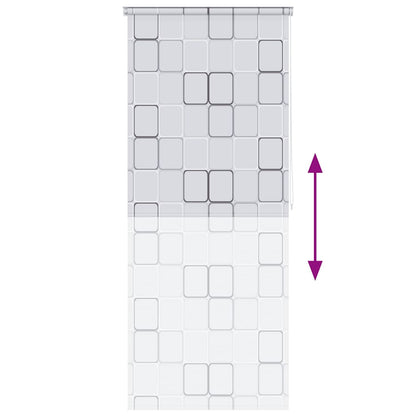 Shower Roller Blind 120x240 cm Square