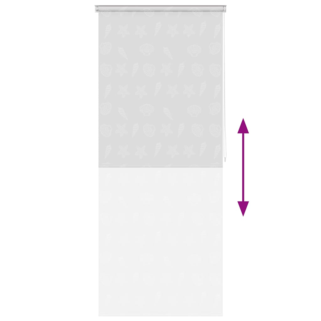 Shower Roller Blind 100x240 cm Sea Star