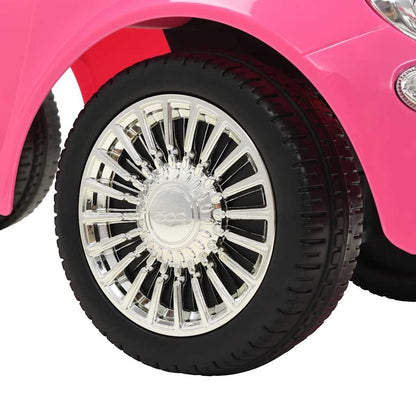 Ride-on Car Fiat 500 Pink