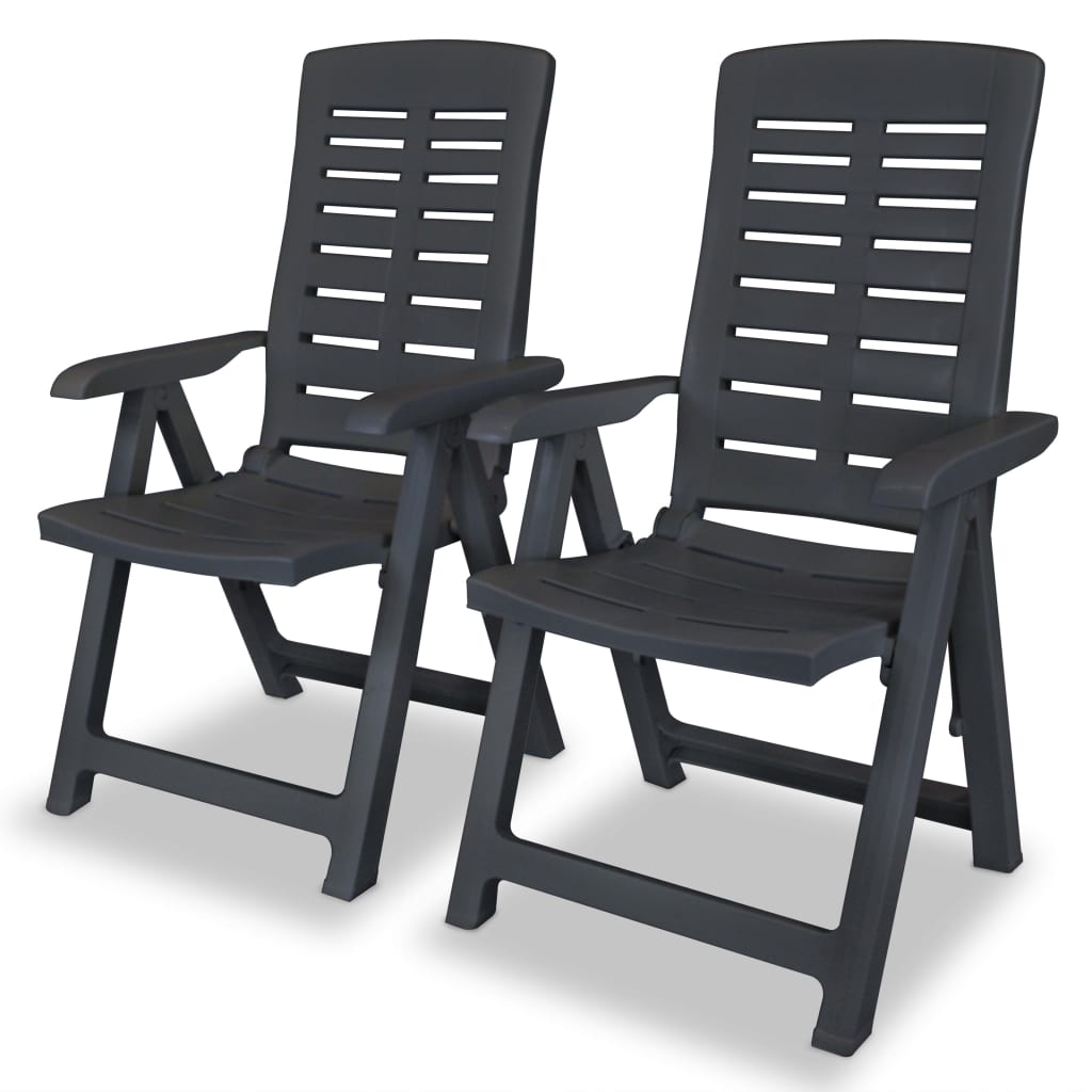 Bistro Set | Anthracite | Plastic | Medium | Foldable | Bistro Set