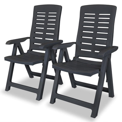 Bistro Set | Anthracite | Plastic | Medium | Foldable | Bistro Set