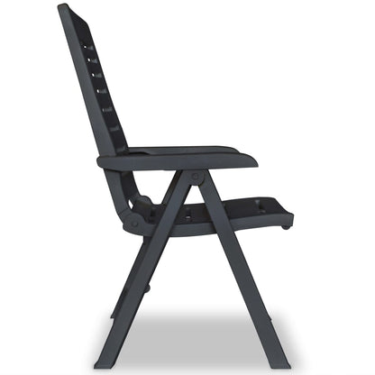 Bistro Set | Anthracite | Plastic | Medium | Foldable | Bistro Set