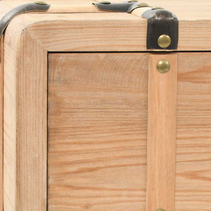 245773 vidaXL TV Cabinet Solid Fir Wood 120x33x35 cm