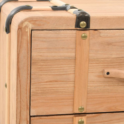 Drawer Cabinet | Natural wood | Solid fir wood, MDF, steel | 91x35x73cm