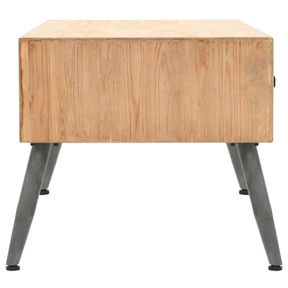 245777 vidaXL Coffee Table Solid Fir Wood 115x55x50 cm