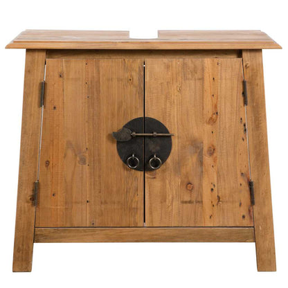 246040 vidaXL Bathroom Furniture Set Solid Pinewood