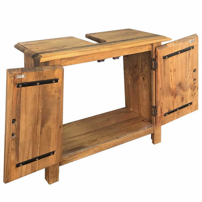 246040 vidaXL Bathroom Furniture Set Solid Pinewood