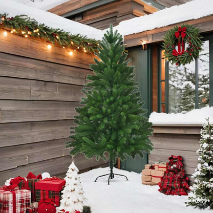 Artificial Christmas Tree Lifelike Needles 210 cm Green